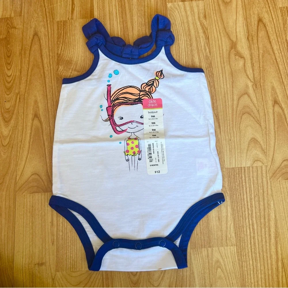 Okie Dokie baby girl bodysuit
